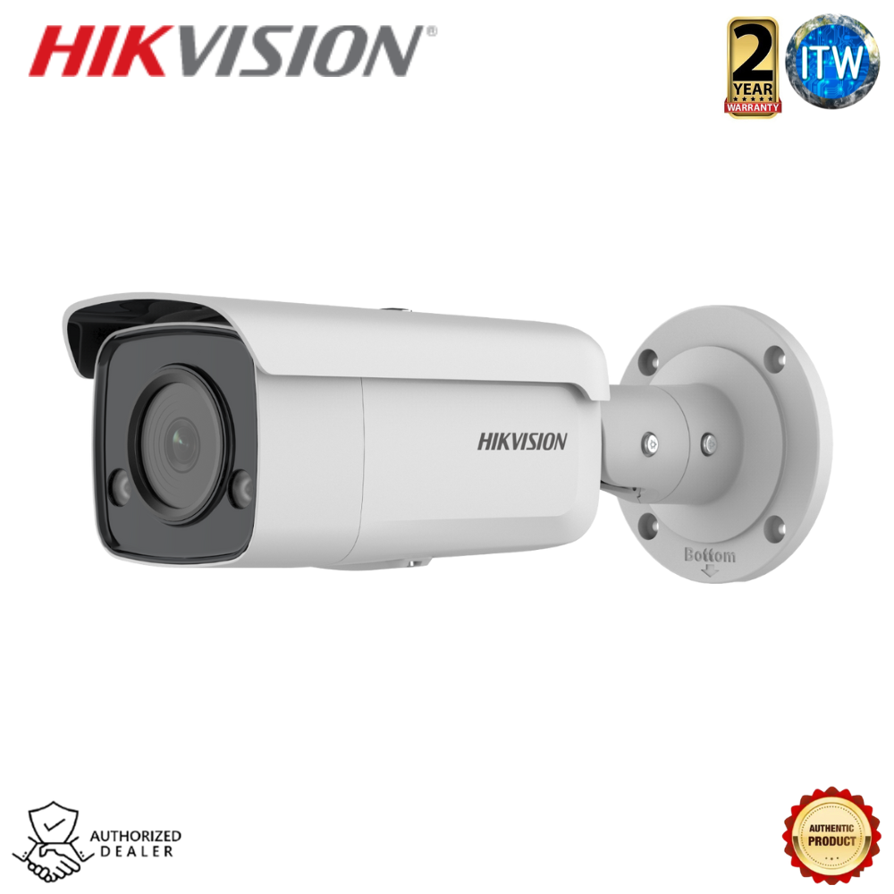 Hikvision DS-2CD2T47G2-L(C) - 4 MP ColorVu Fixed Bullet Network Camera (2.8mm / 4 mm)