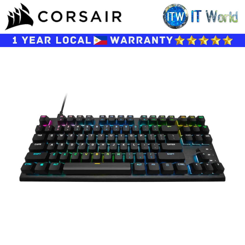 Corsair Optical Mechanical Gaming Keyboard K60 PRO TKL RGB Tenkeyless (CH-911D01A-NA)