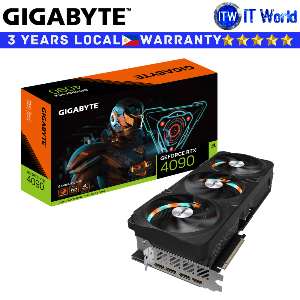 Gigabyte RTX 4090 Gaming OC 24GB GDDR6X Geforce Graphic Card (GV-N4090GAMING-OC-24GD)