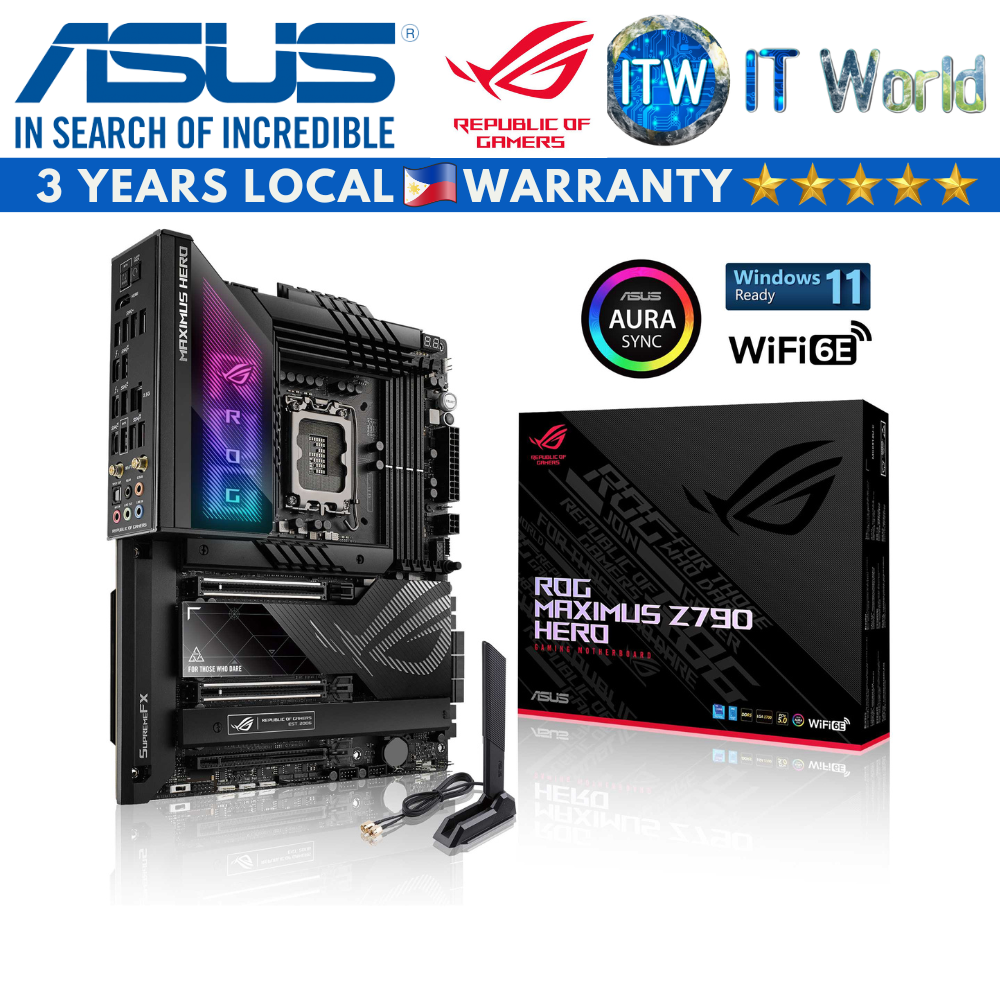 Asus Rog Maximus Z790 Hero ATX LGA1700 DDR5 Motherboard