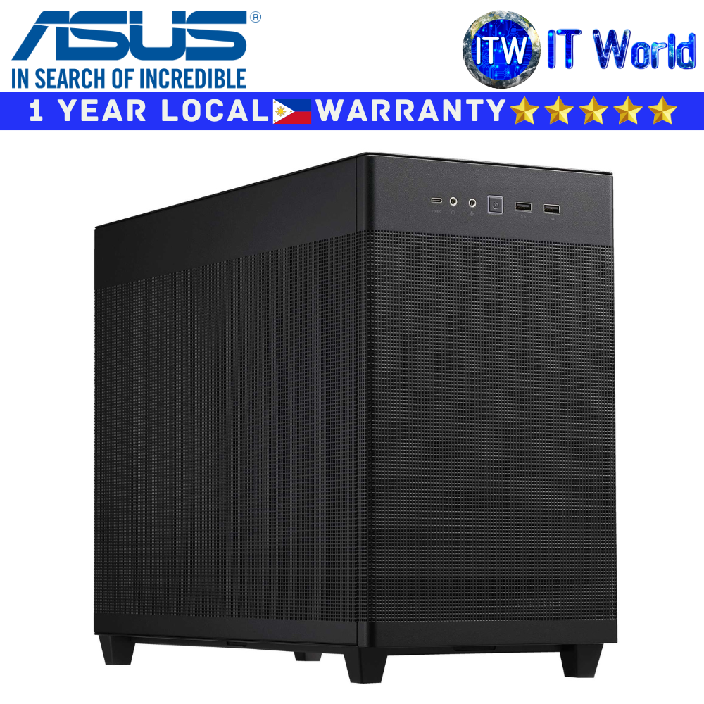 ASUS Computer PC Case Prime AP201 microATX Case Small Tower Mesh Panel (Black)