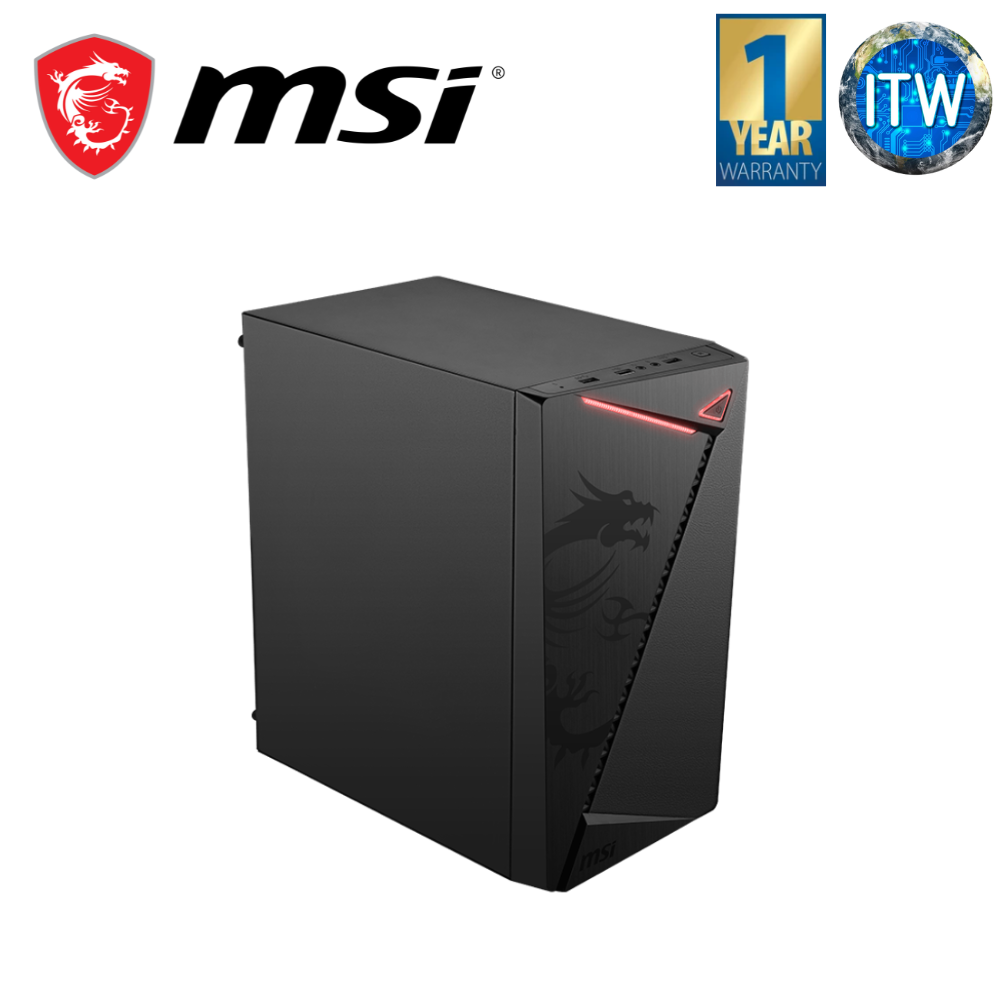 MSI MAG Shield M301 Micro ATX-Tower PC Case (M301)