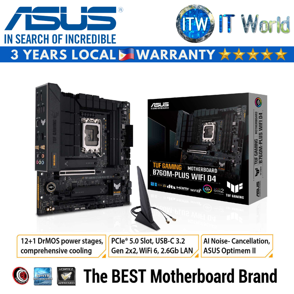 Asus Tuf Gaming B760M-Plus Wifi micro-ATX LGA1700 DDR4 Motherboard