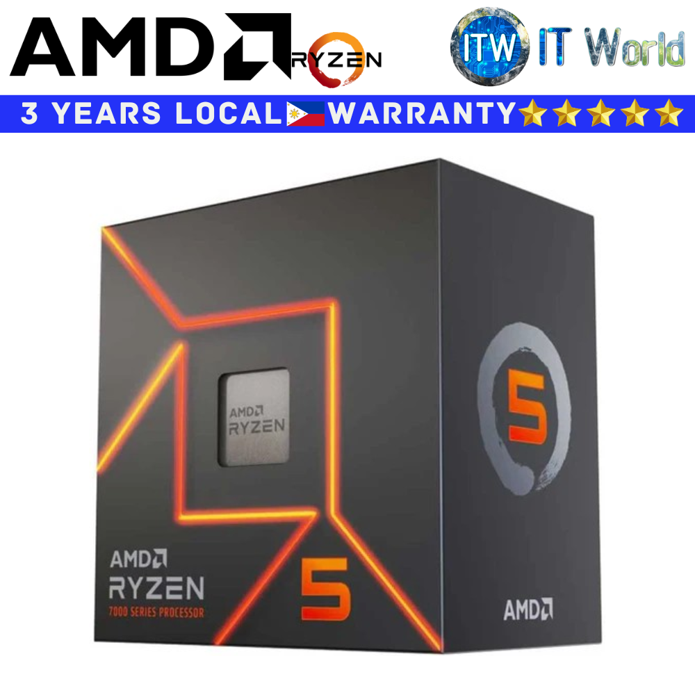 AMD Ryzen 5 7600 6-Cores 12-Threads Desktop Processor