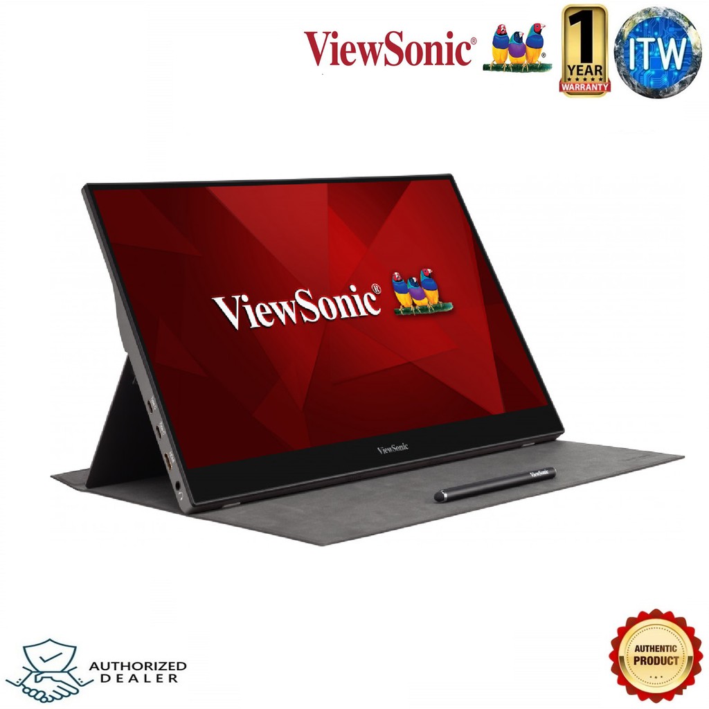 ViewSonic TD1655 16&quot; Touch Portable Monitor FHD IPS Technology 1920X1080 Resolution