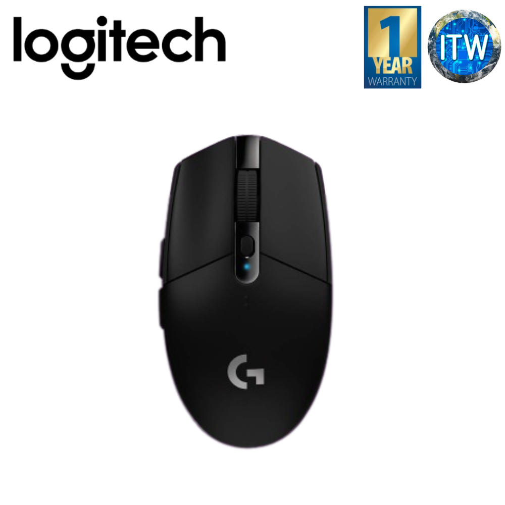 Logitech G304 Lightspeed Wireless Gaming Mouse (Black and White)