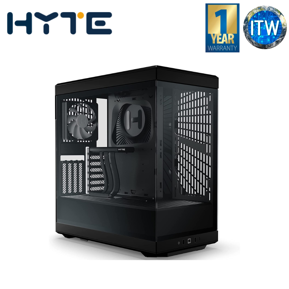 HYTE Y40 Mainstream Vertical GPU Case ATX Mid Tower Gaming Case (Black)