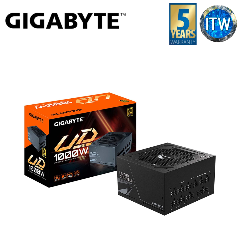 Gigabyte UD1000GM 1000W 80+ Gold PCIe 5.0 Fully Modular PSU