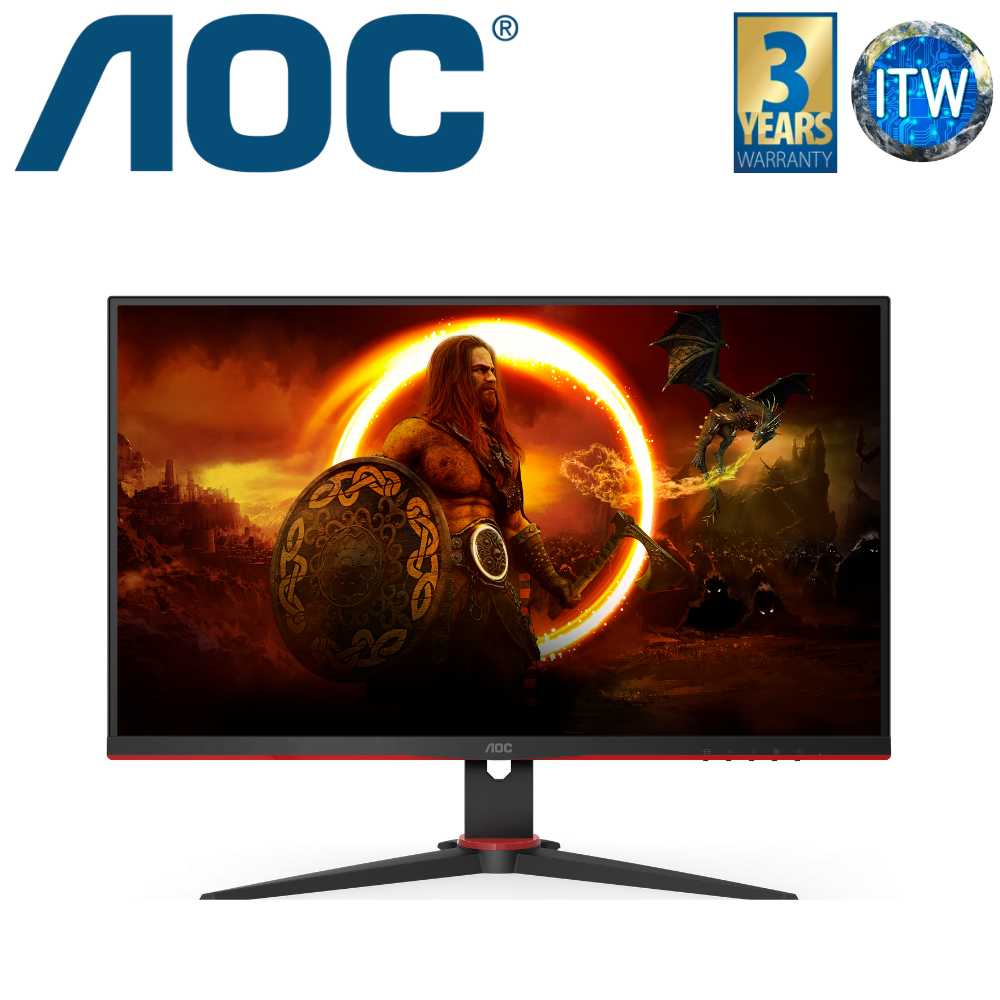AOC Gaming Monitor 24&quot; (1920x1080 FHD) / 165Hz / IPS / 1ms / 24G2SPE/71