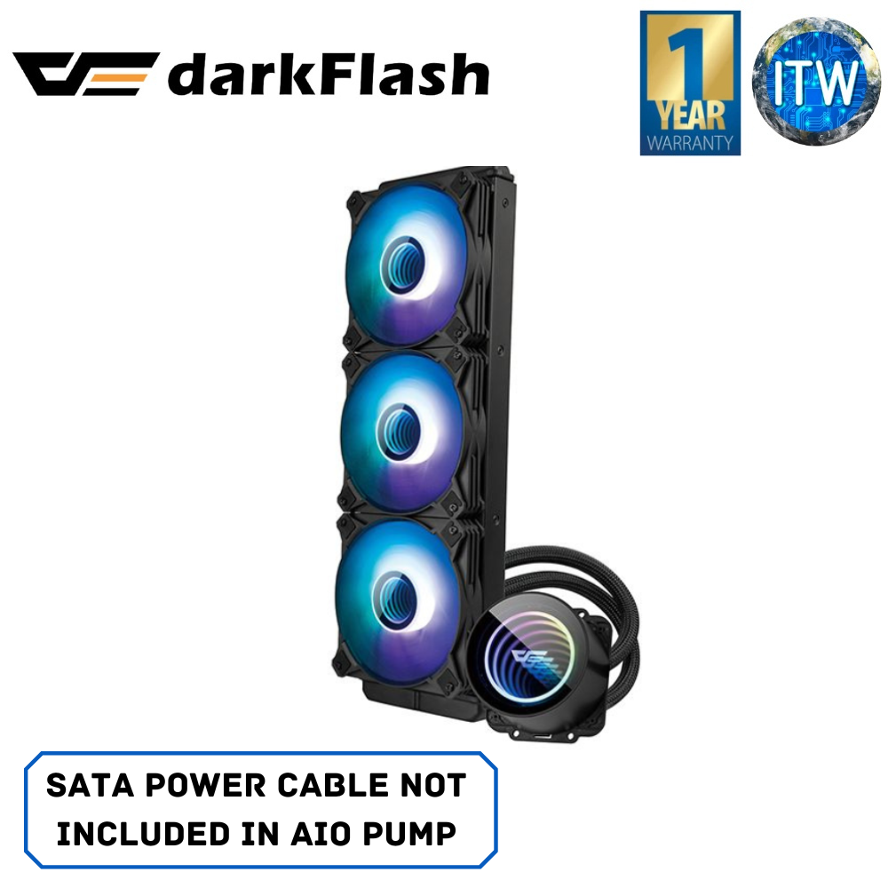 Darkflash Twister DX-360 V2.6 Liquid CPU Cooler (Black)