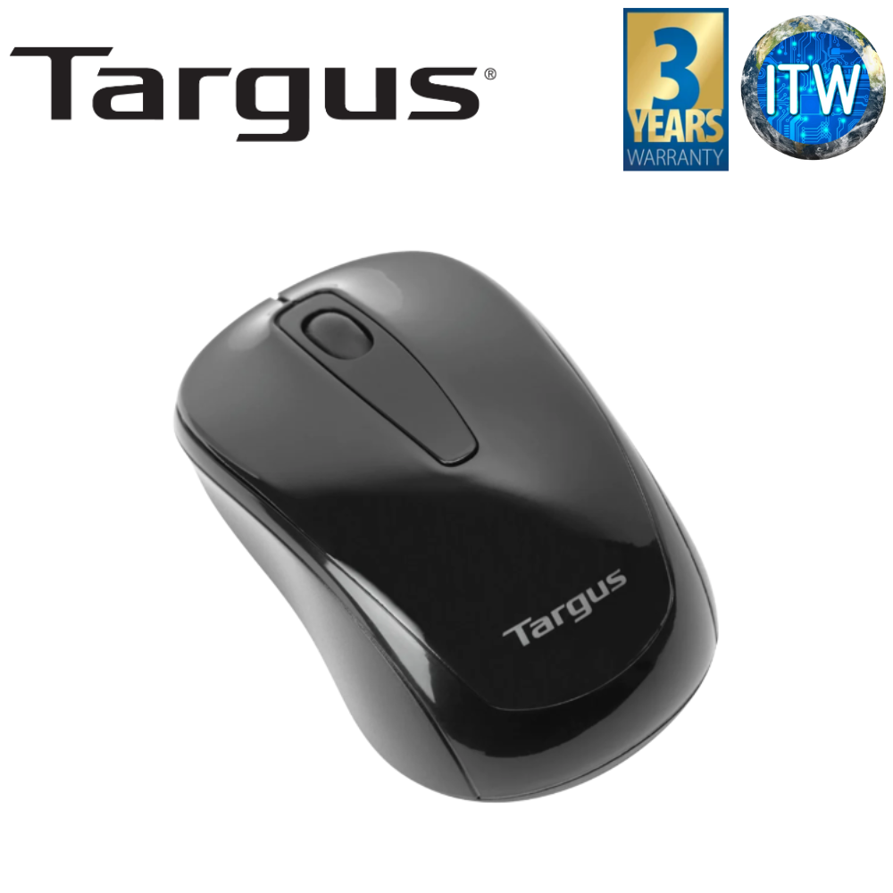 Targus W600 Wireless Optical Mouse (Black/White/Red/Blue/Zephy Pink/Blue Heaven/Quarry Gray/Granite Green)