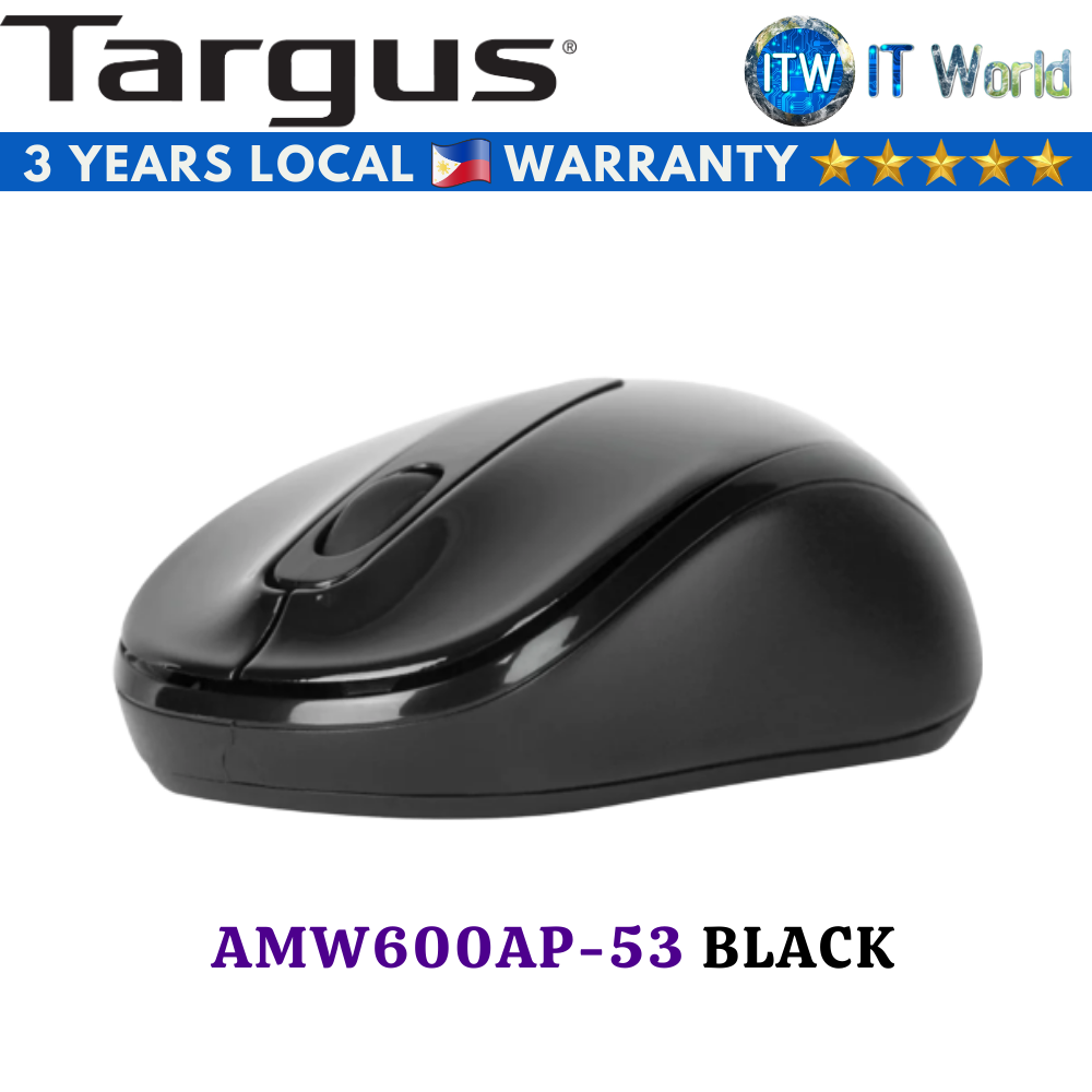 Targus Wireless Optical Mouse W600 Black (AMW600AP-53)