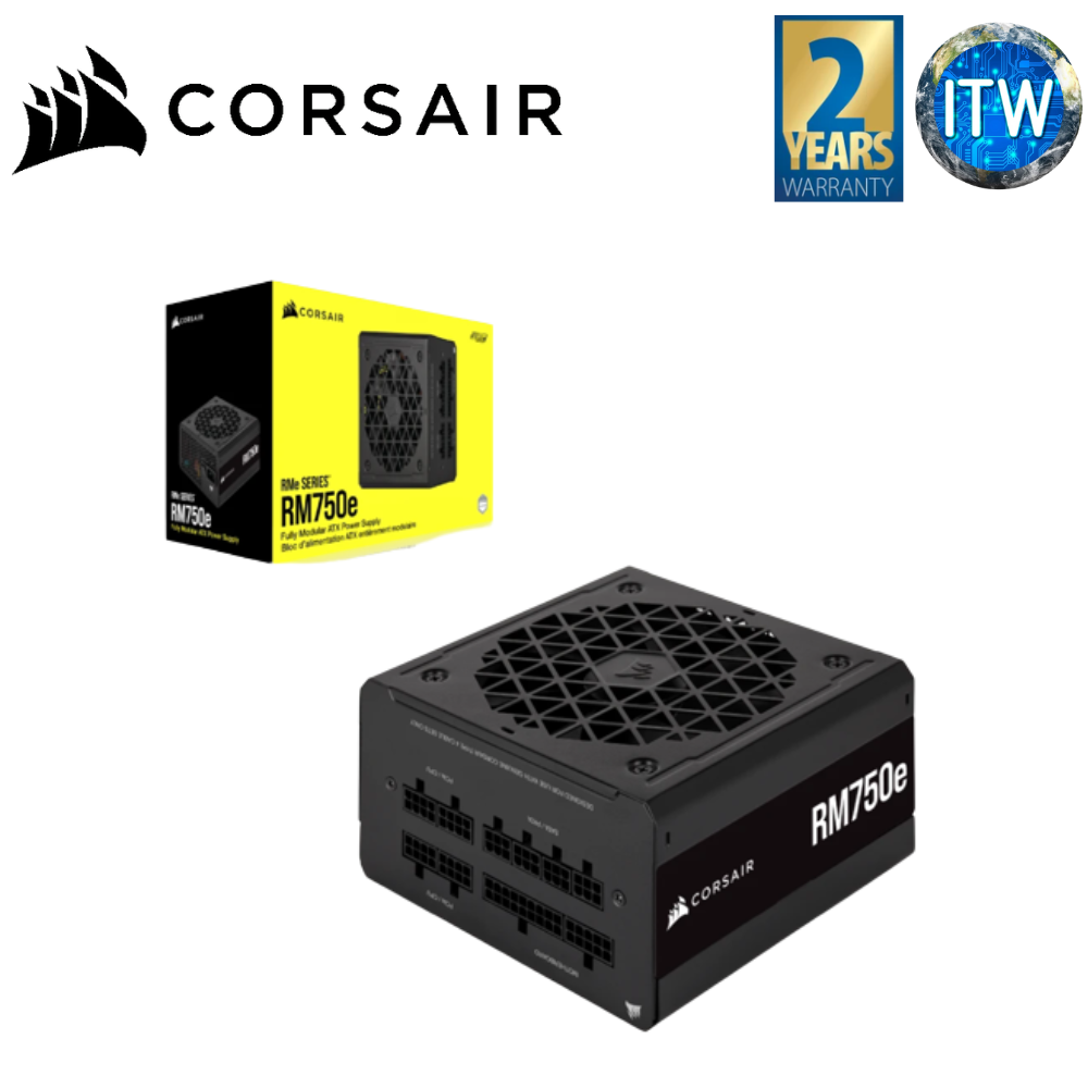 Corsair RM750e 750W 80+ Gold Fully Modular ATX Power Supply (CP-9020262-NA)