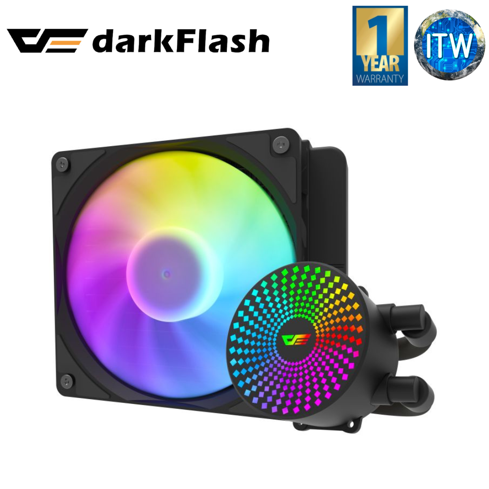 Darkflash Radiant DC-120 All-in-One Liquid CPU Cooler (Black)