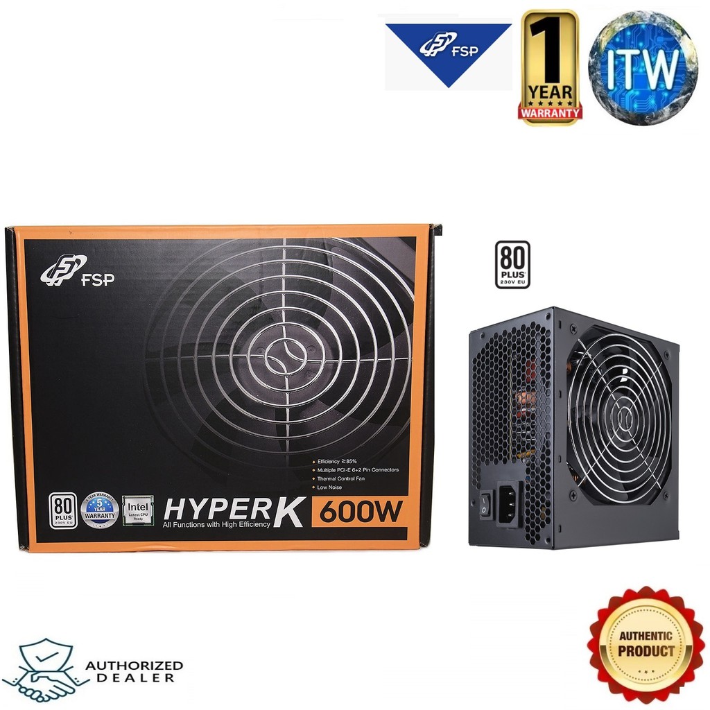 FSP HYPER K 600W 80+ White HP600S Power Supply Unit