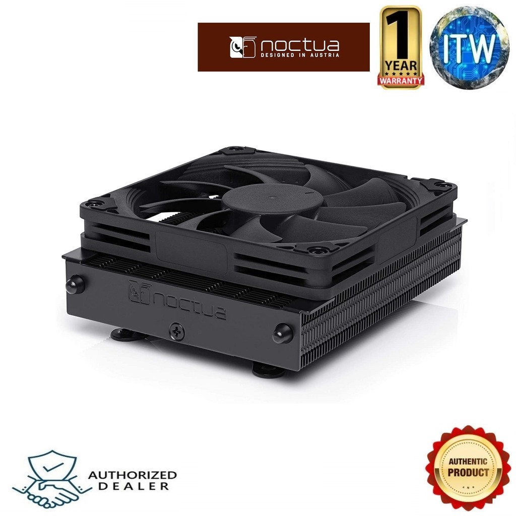 Noctua NH-L9a AM4 chromax.black Low-profile CPU Cooler for AMD AM4