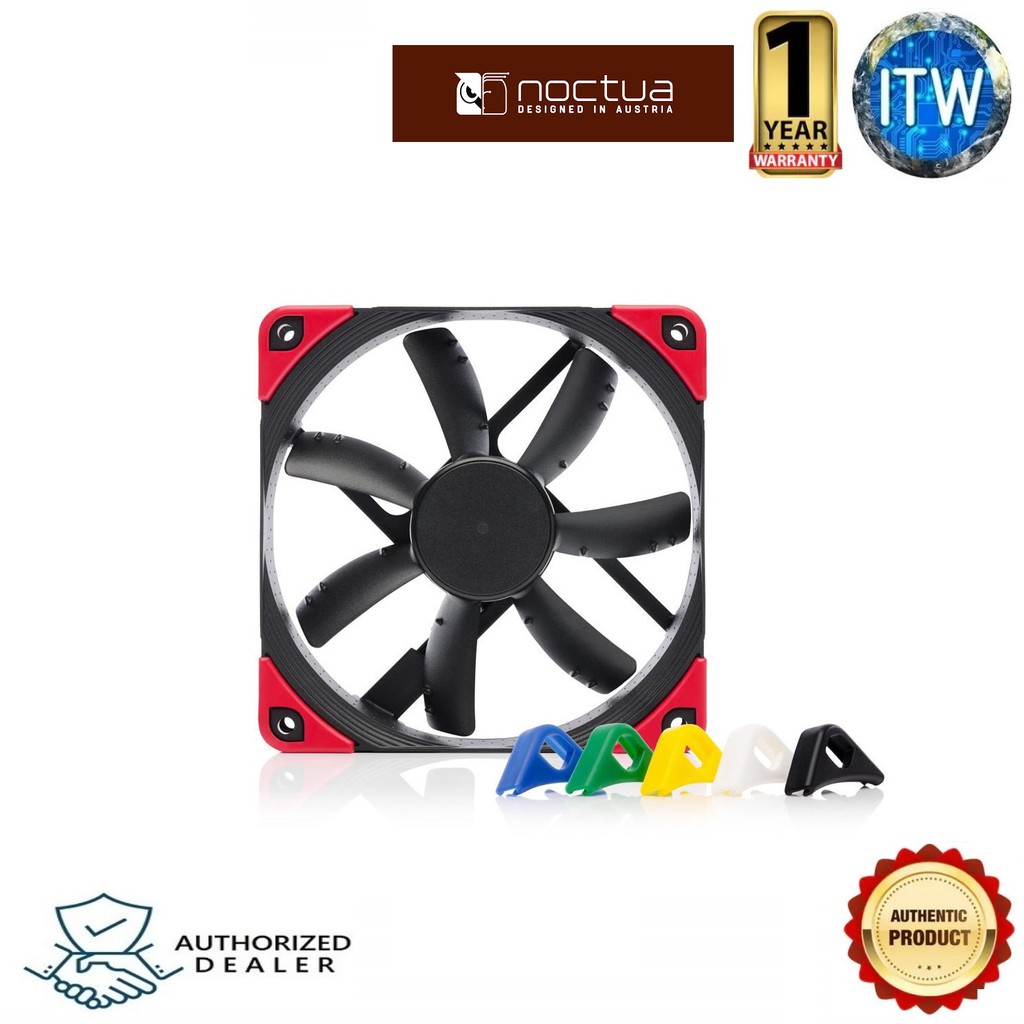 Noctua NF-S12A PWM chromax.black.swap Premium grade quiet 120mm 4-Pin CPU Cooling Fan