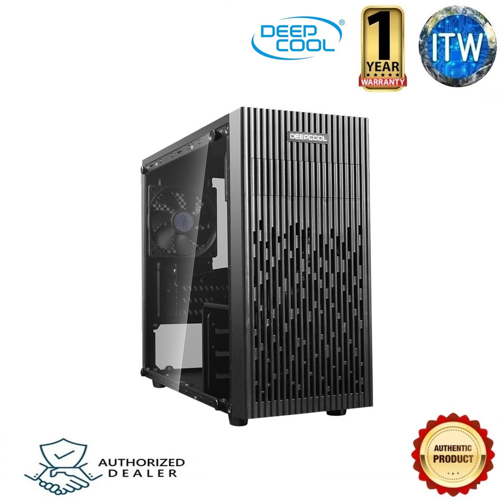 DEEPCOOL MATREXX 30 Tempered Glass Mini-Tower Micro-ATX PC Case