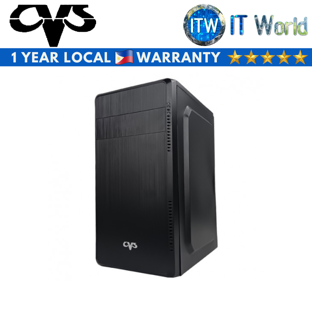 CVS 1703 ATX PC Case with 750W Jumbo 120mm Fan PSU Black (M-ATX)