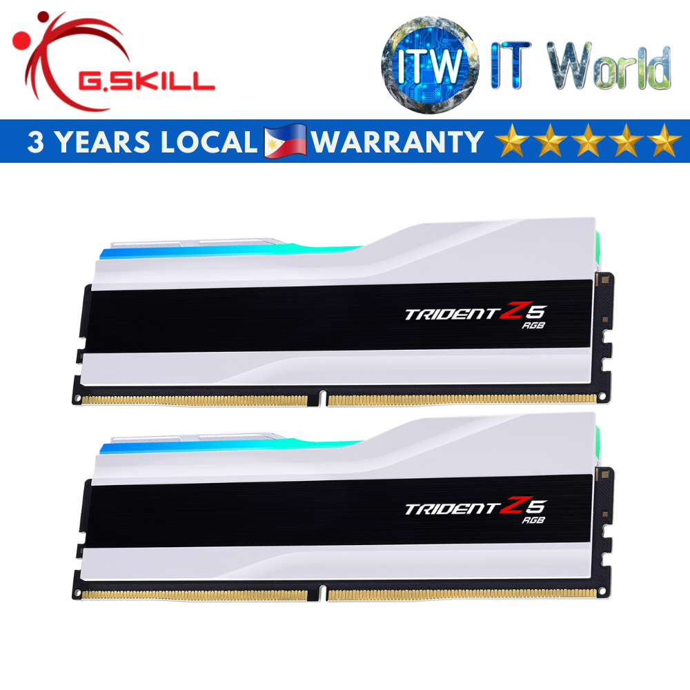 G.Skill Z5 RGB 32GB (2x16GB) DDR5-6400Mhz CL32 Desktop Memory (F5-6400J3239G16GX2-TZ5RW)