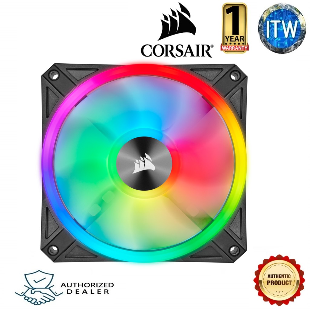 Corsair iCUE QL120 RGB 120mm PWM Single Fan (CO-9050097-WW)