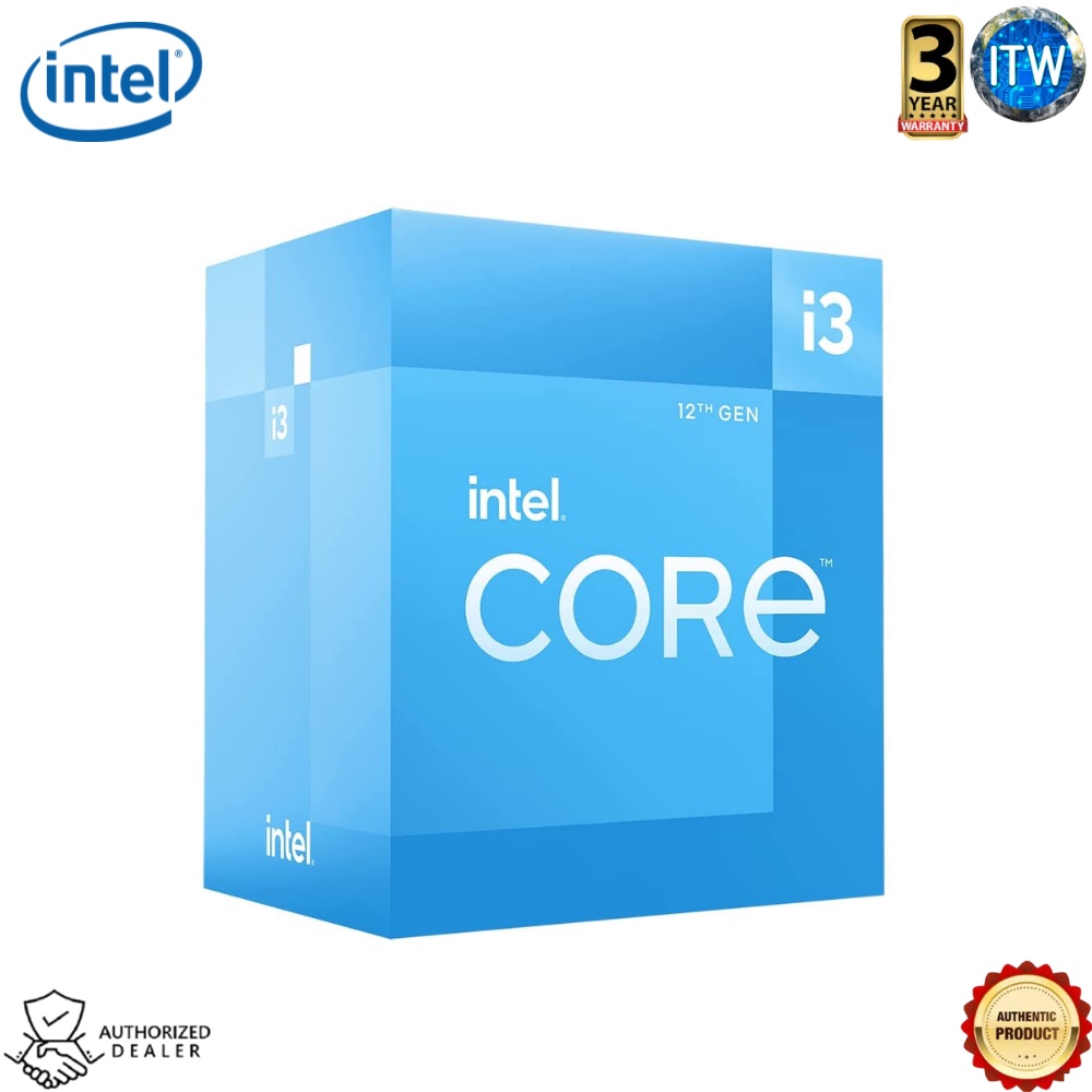 Intel Core i3-12100 - 12M Cache, up to 4.30 GHz Processor