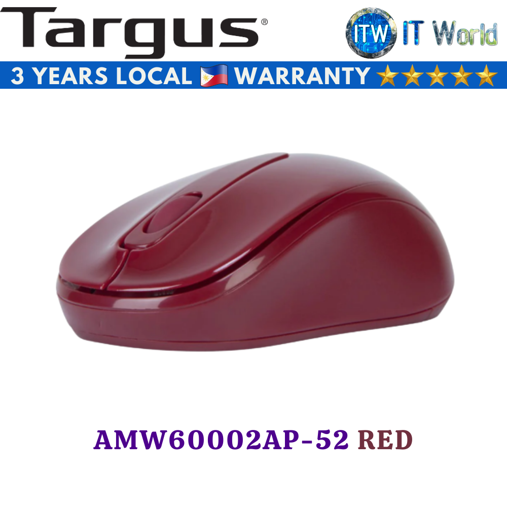 Targus Wireless Optical Mouse W600 Red (AMW60002AP-52)