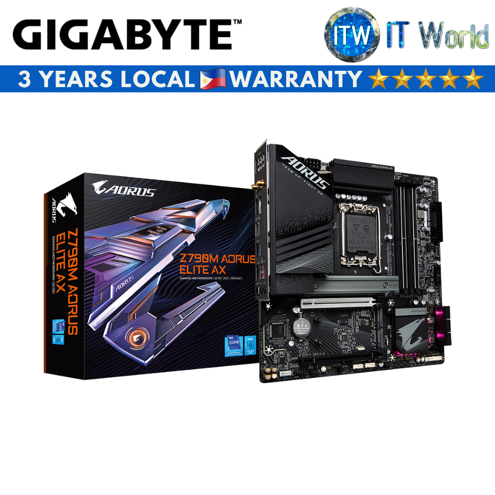 Gigabyte Z790M Aorus Elite AX ATX LGA1700 DDR5 Motherboard