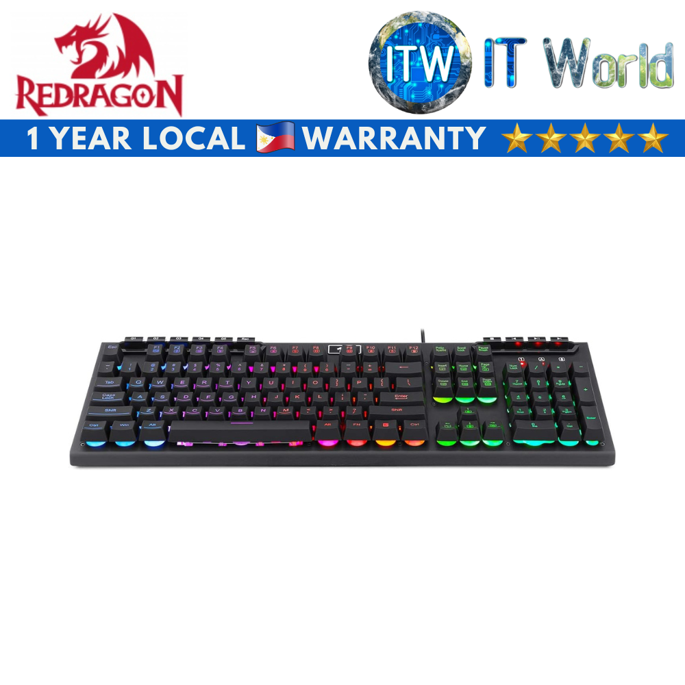 Redragon K513 Aditya Membrane Wired Gaming Keyboard with Macro Keys