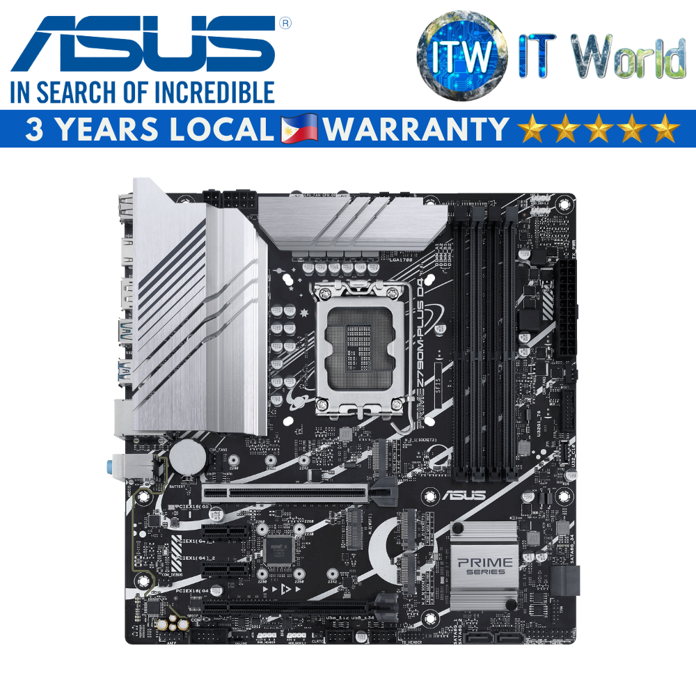 Asus Prime Z790M-PLUS D4-CSM mATX LGA1700 DDR4 Motherboard