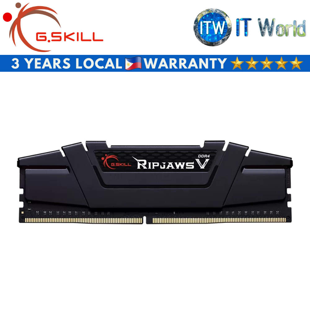 G.skill Ripjaws V 32GB (2x16GB) DDR4-3200 CL16 1.35V RAM (F4-3200C16D-32GVK)