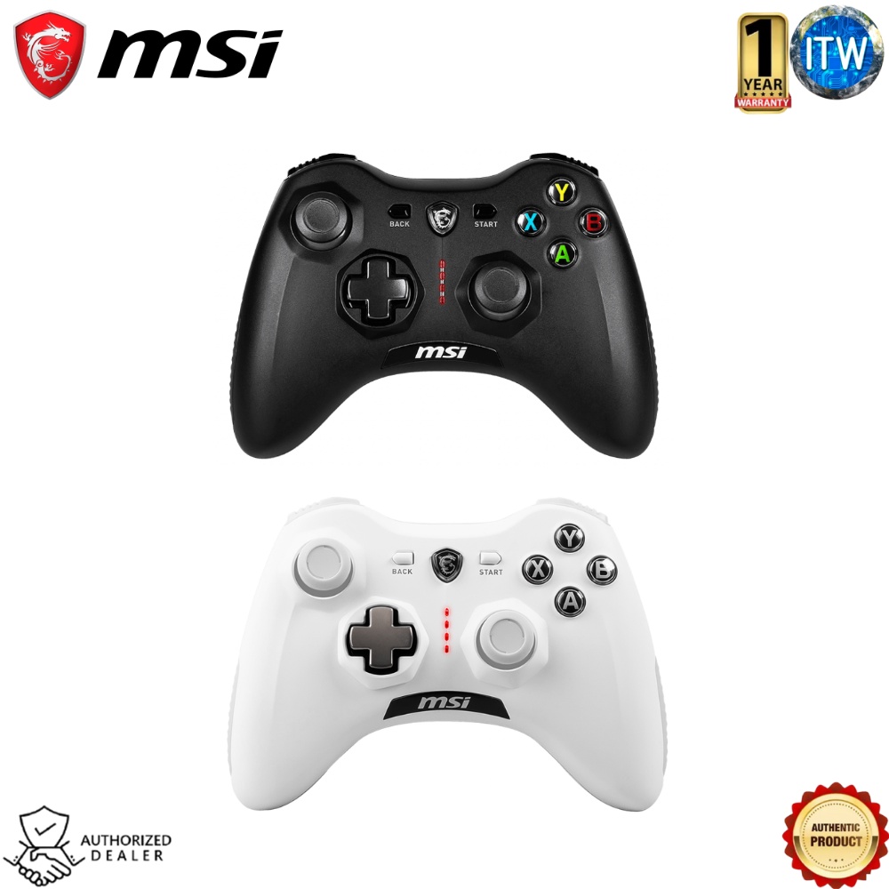 MSI Force GC30 V2 - USB 2.0 Wireless Gaming Controller ( Black &amp; White )