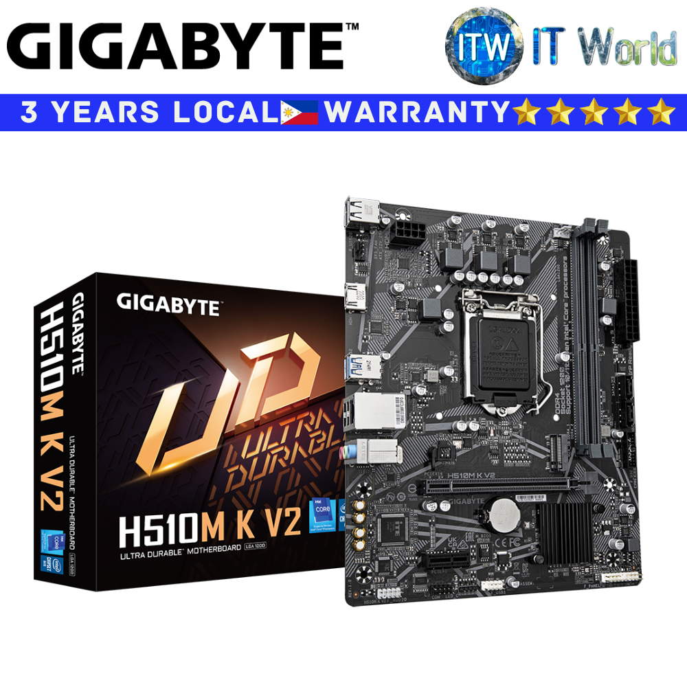 Gigabyte Motherboard H510M-K V2 microATX LGA1200 DDR4