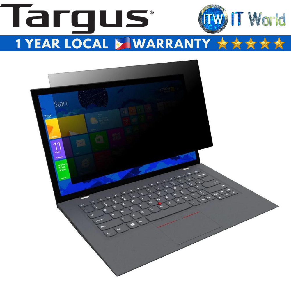 Targus 4Vu Privacy Screen for 14&quot; Widescreen Laptops with Flip Attachment (ASF14W9USZ-80)