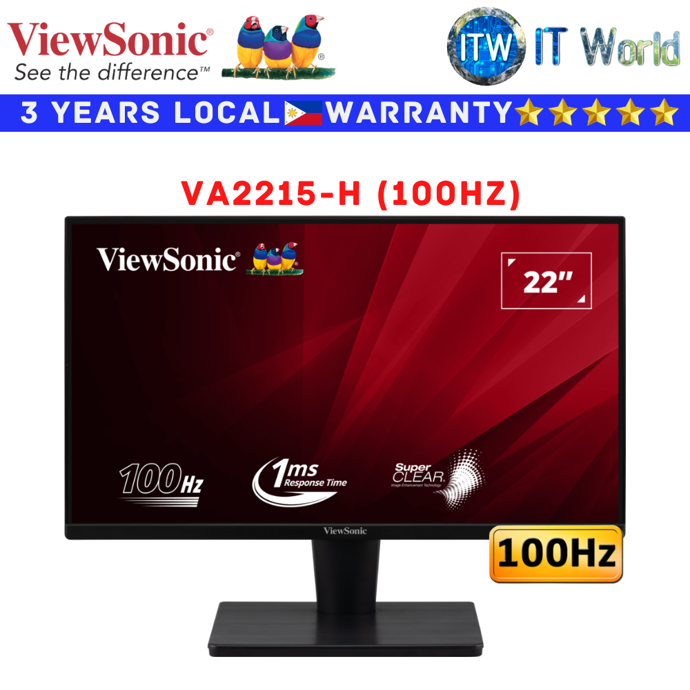 Viewsonic Monitor VA2215-H 22&quot; 1920x1080 FHD / 100Hz / VA / 1ms MPRT