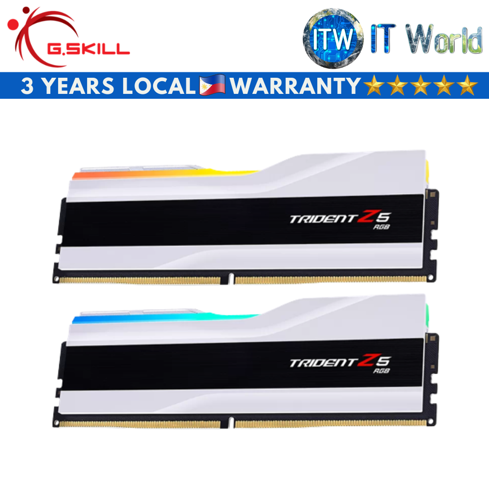 G.Skill Trident Z5 RGB 64GB (2x32GB) DDR5-6400 CL32 Desktop Memory (F5-6400J3239G32GX2-TZ5RW)