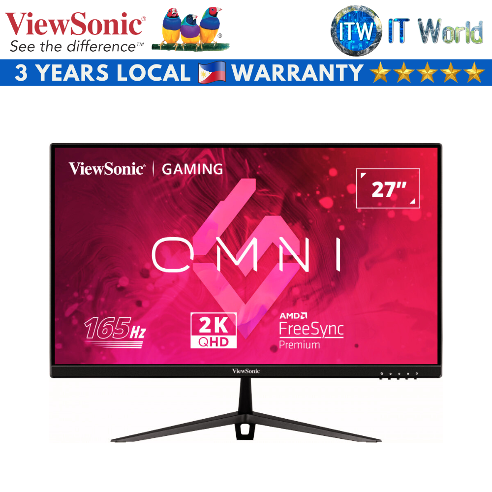 Viewsonic VX2728-2K / 27&quot; (2560 x 1440 QHD) / 180Hz / IPS / 0.5ms Flicker-free Gaming Monitor