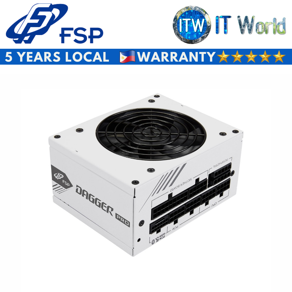 FSP Dagger Pro ATX 3.0(PCIe5.0) 850W 80+ Gold SFX Japan Caps Fully-Modular PSU (White)