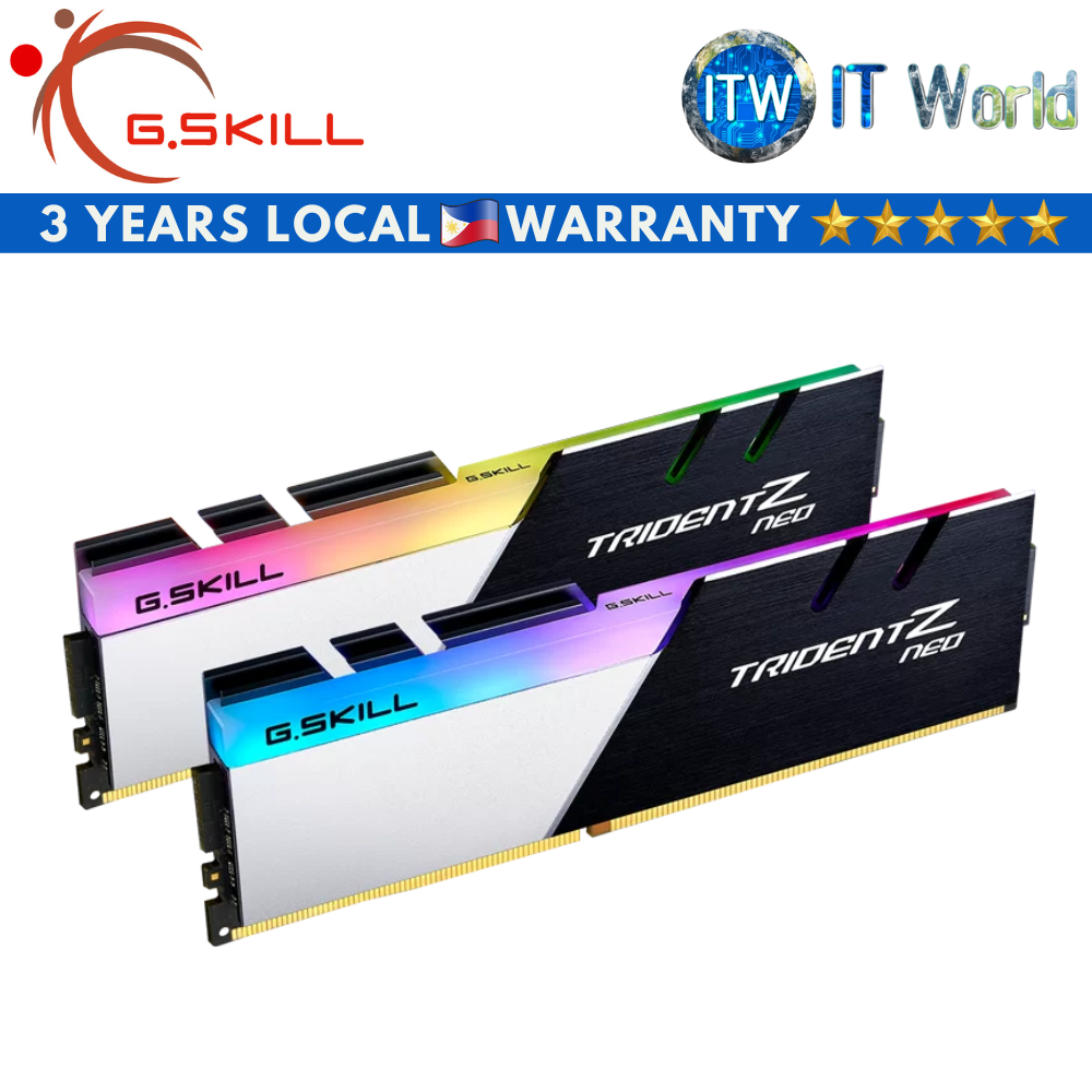 G.skill Trident Z Neo 32GB (2x16GB) DDR4-3600 CL16 1.35V RAM (F4-3600C16D-32GTZNC)