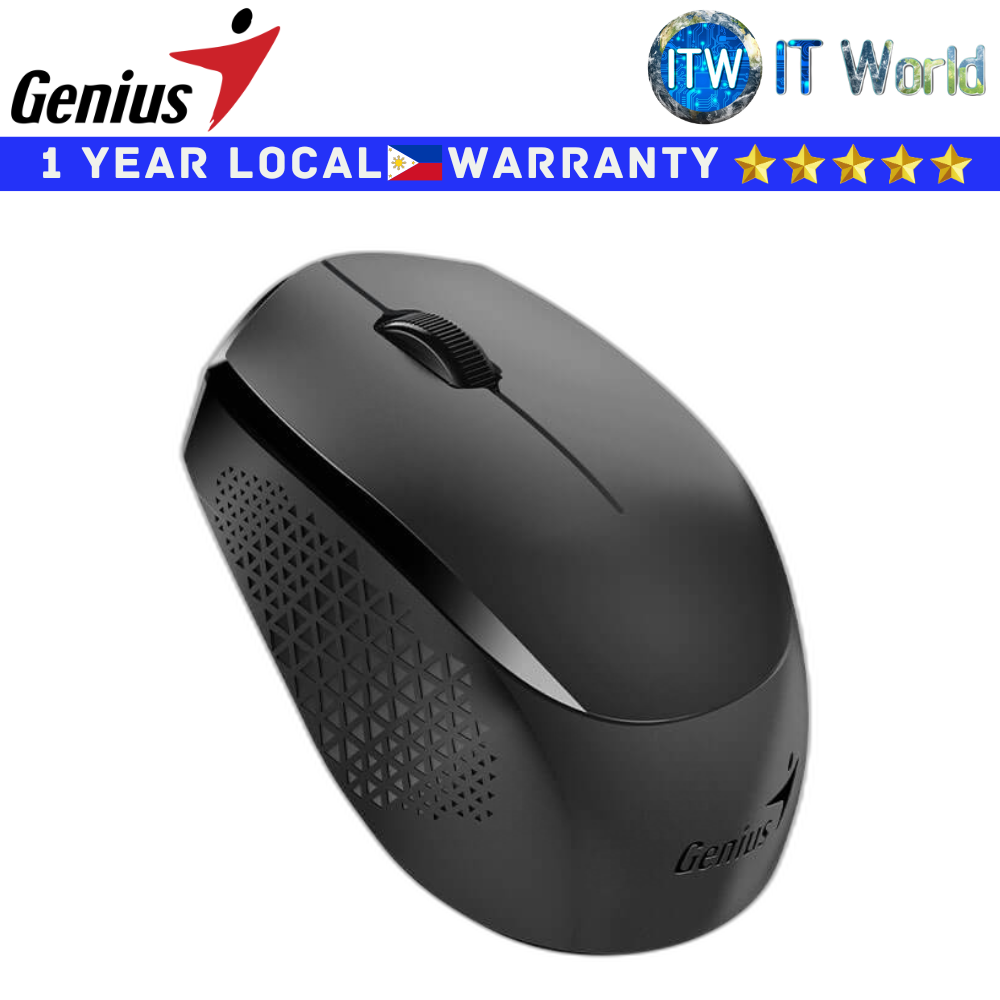 Genius Bluetooth Wireless Mouse NX-8000s BT Silent Mouse (Black)