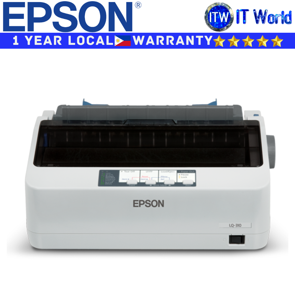 Epson Printer LQ-310 Dot Matrix 24-Pin Narrow Carriage Impact