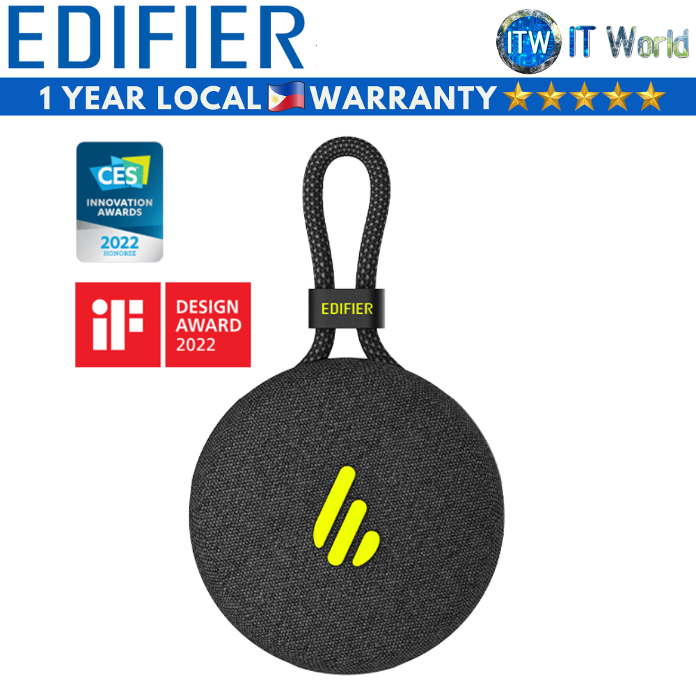 Edifier Bluetooth Speaker MP100 Plus Portable Waterproof Dustproof (Black)