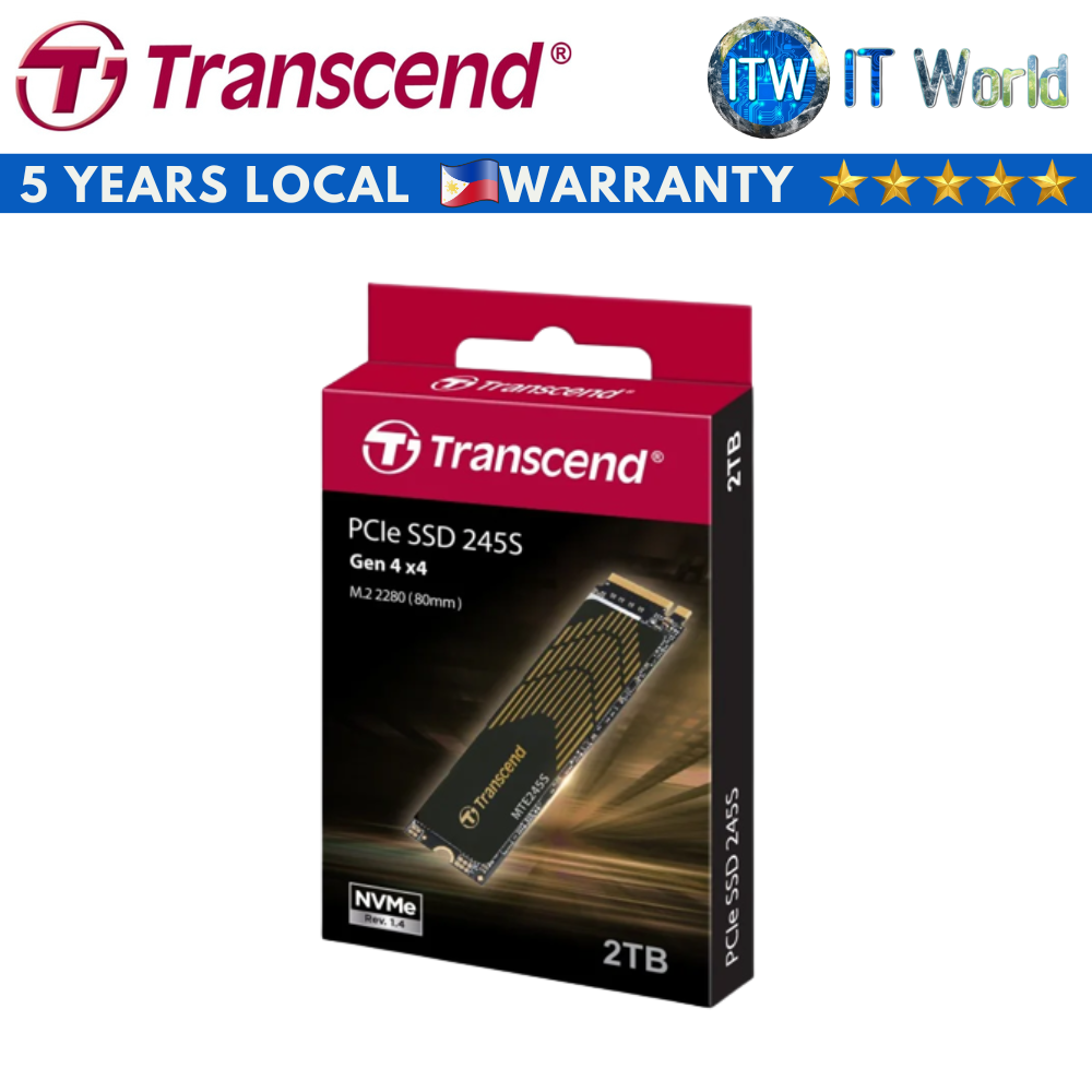 Transcend 245S M.2 2280 NVMe PCIe Gen4 x4 Internal SSD (1TB | 2TB) (2TB)