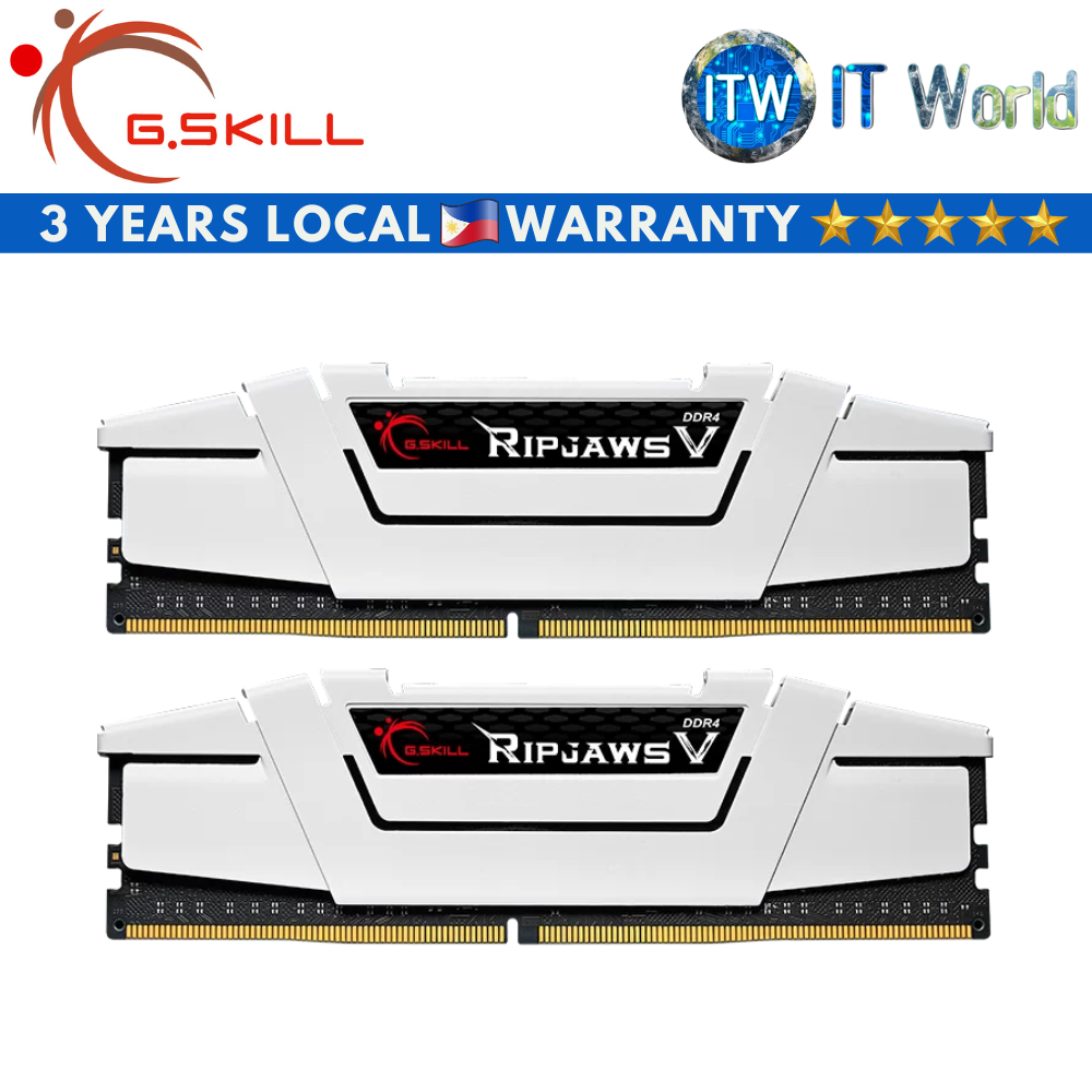 G.Skill Ripjaws V 32GB(2x16GB) DDR4-3600 CL18 1.35V Desktop Memory (F4-3600C18D-32GVW)