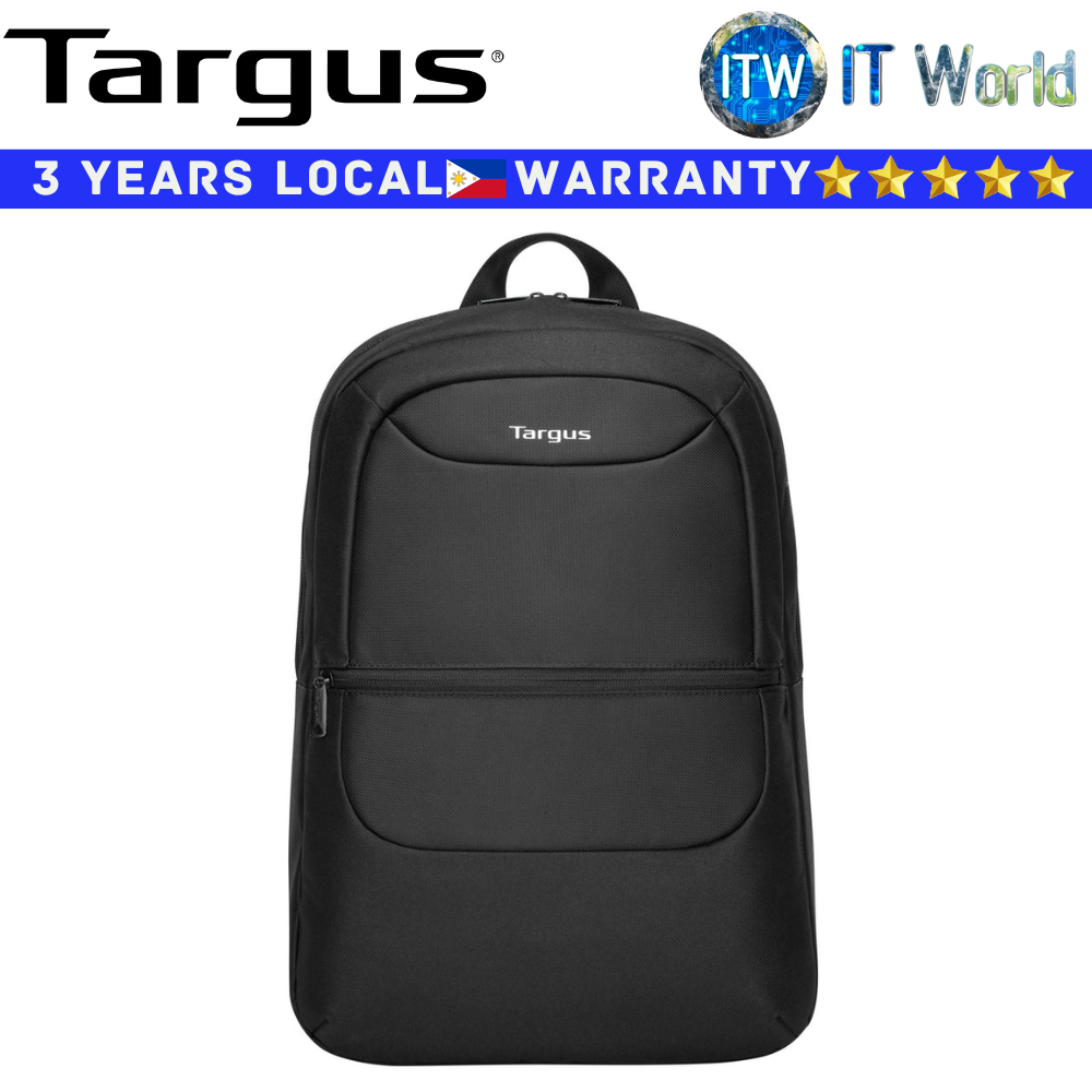 Targus Backpack TBB580GL Black 15.6&quot; Safire Essential Lightweight Padded Shoulder Strap