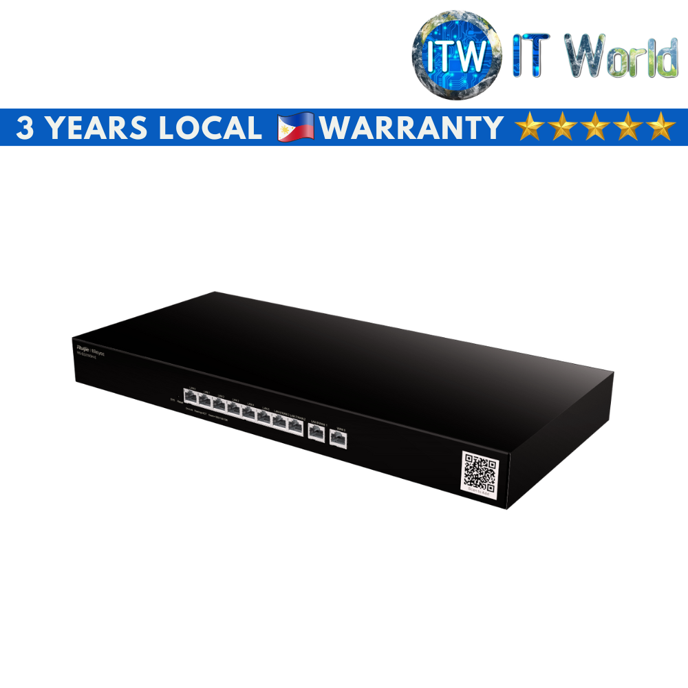 Ruijie Reyee RG-EG310GH-E 10-Port High Performance Cloud Managed Office Router