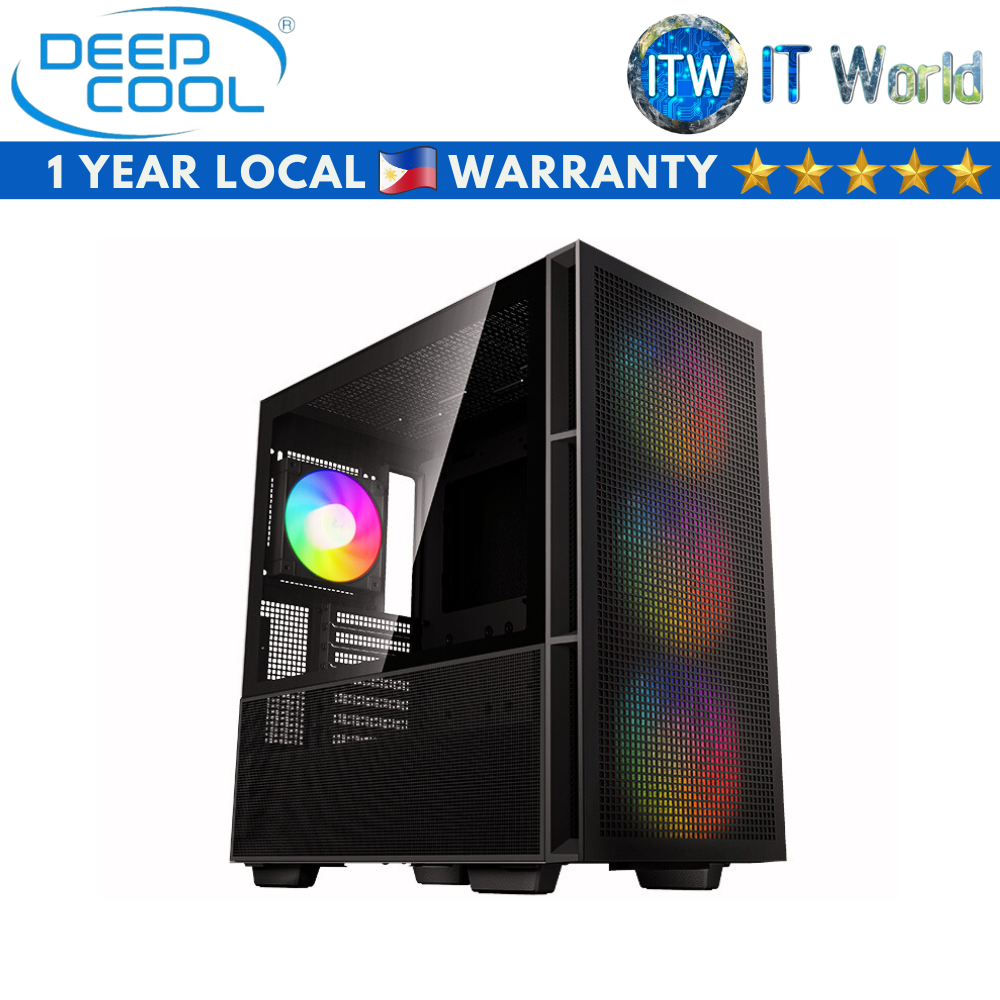 Deepcool CH560 High Airflow Tempered Glass PC Case (Black)