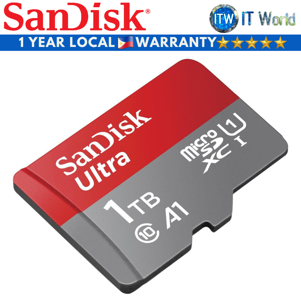 SanDisk SD Card Memory Card Ultra microSDXC Memory 1TB (SDSQUAC-1T00-GN6MN)