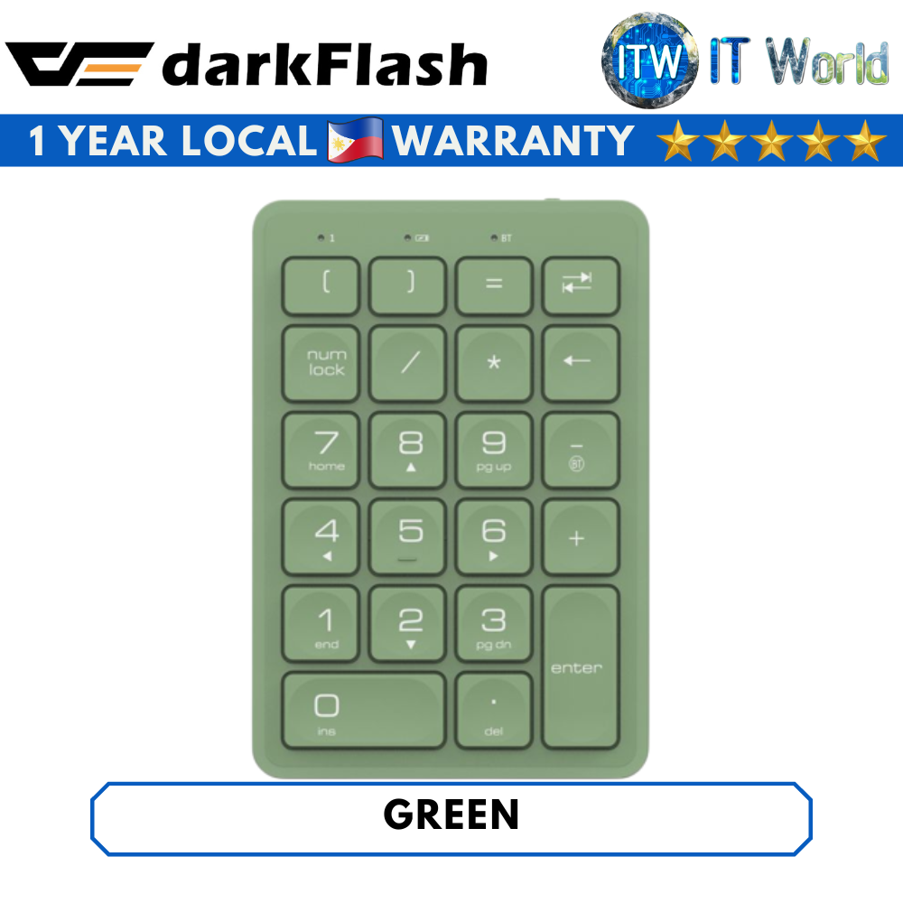 Darkflash N58 Bluetooth Digital Number Keypad (Green)