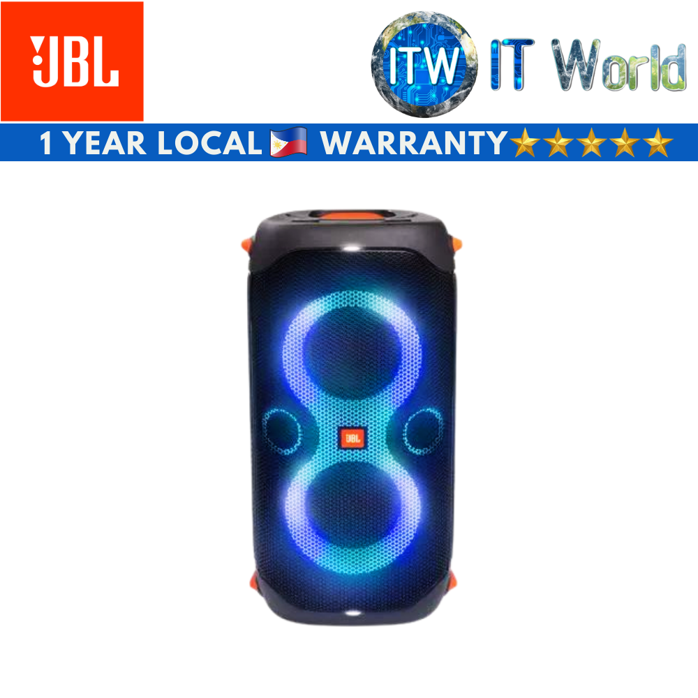 JBL Partybox 110 Portable Party Speaker with 60W powerful sound and splashproof design